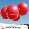 free air ship to door,(2m+10pcs/lot) giant helium balloon advertising,round sky floating flying inflatable helium air balloons
