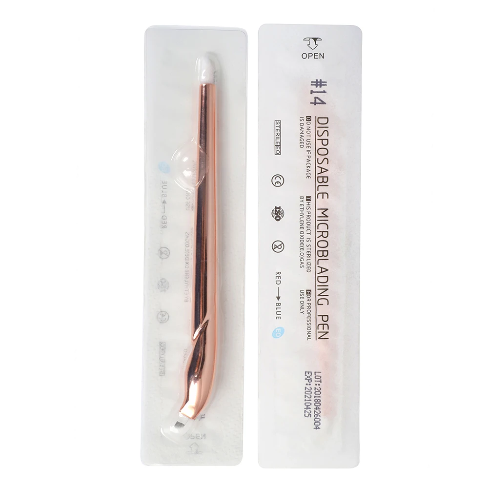 

PMU Eyebrows and Training Champagne Disposable Microblading Pen Eccentric Tools