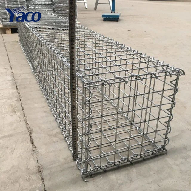 4.0mm wire Galfan Welded Gabion for Flood bank rock fall netting cage mesh