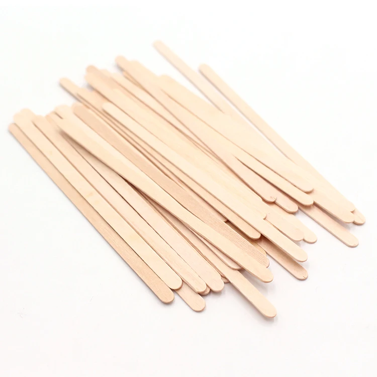 

Disposable Natural Coffee Stir Stick Paper Wrapped Birch Wooden Stirrer