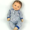 High Quality Fashion Real Looking Child Love Reborn Soft Vinyl Baby Boy Doll for Children