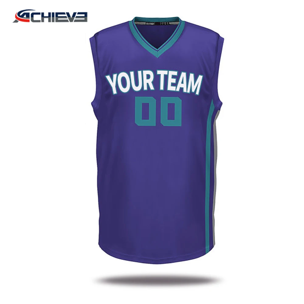 2018 Latest Design Sublimation Custom Basketball Jerseys Unisex