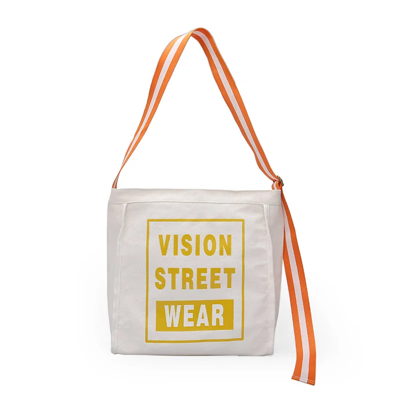 Ladies Canvas Shoulder Bag Female Cross Body Canvas Bucket Bag Buy