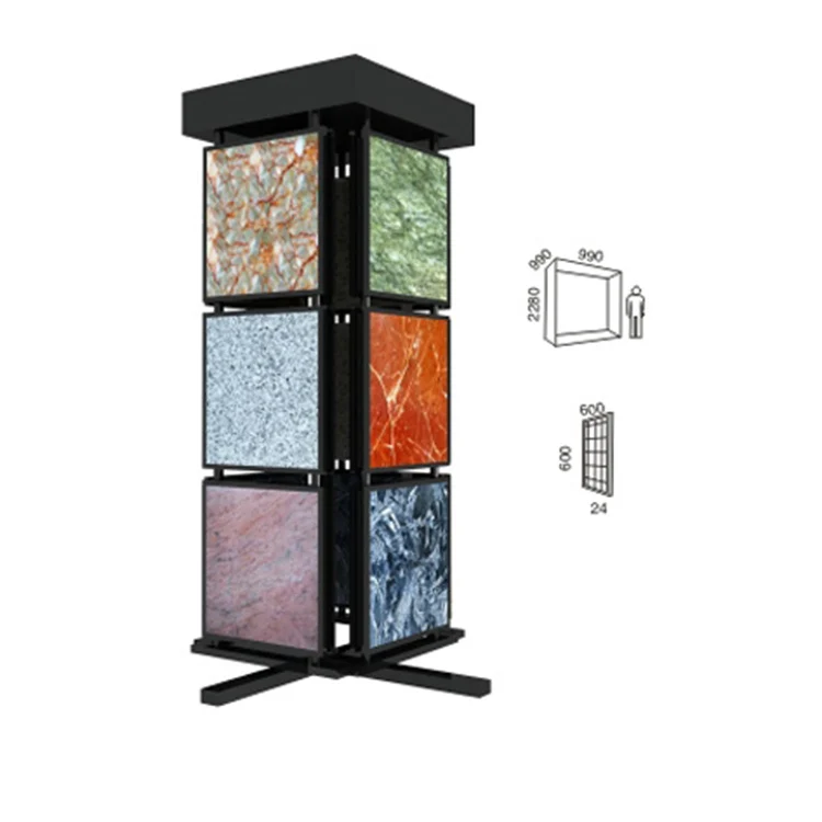 Promotion Tower Sample Stand/Tile Display for Sale