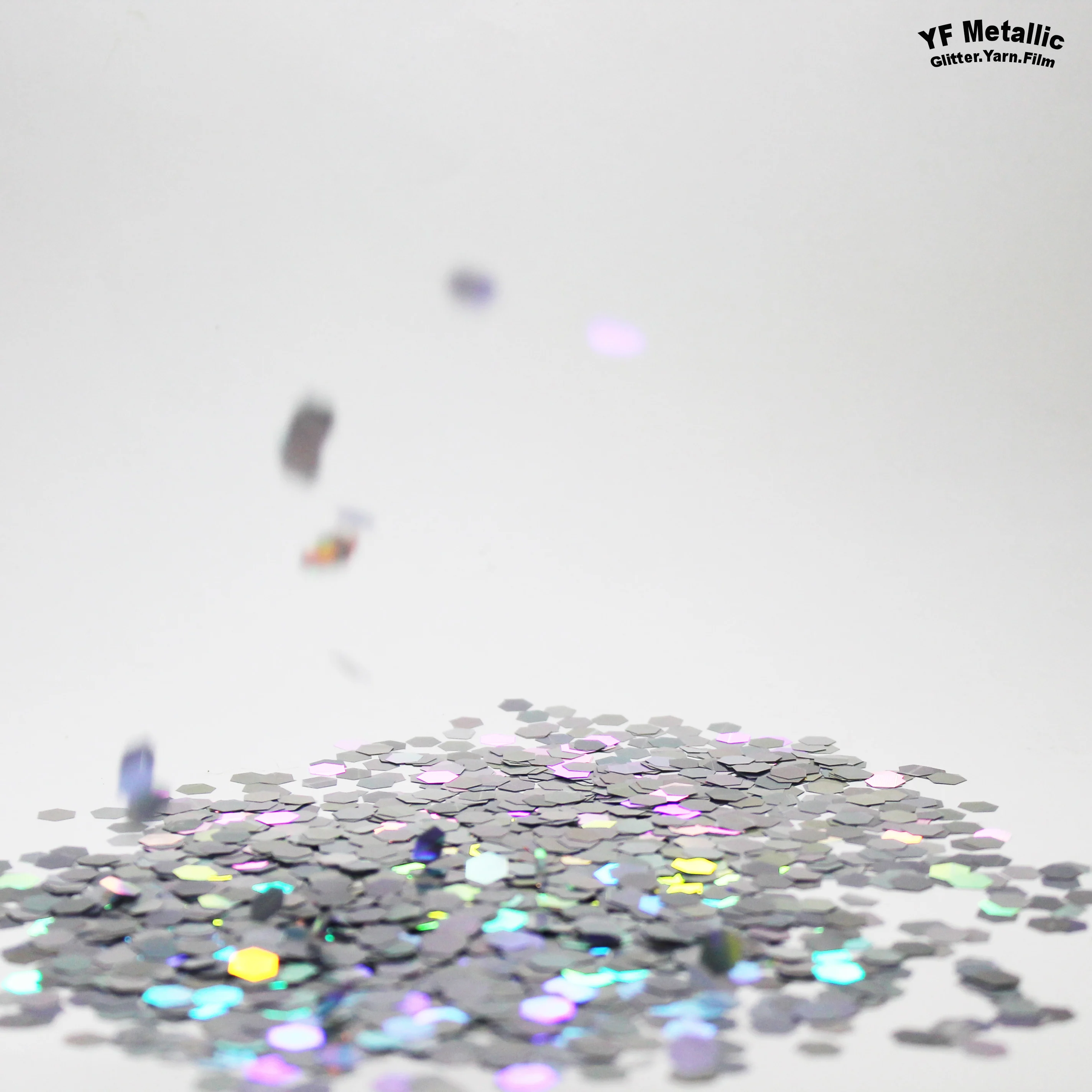 Fancy Bling Holographic Glitter Flake Polyester Glitter Wholesale/bulk