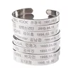 Kpop Stars Name Logo BTS Bracelets Laser Bracelet G-Shaped Adjustable Jewelry Bangles