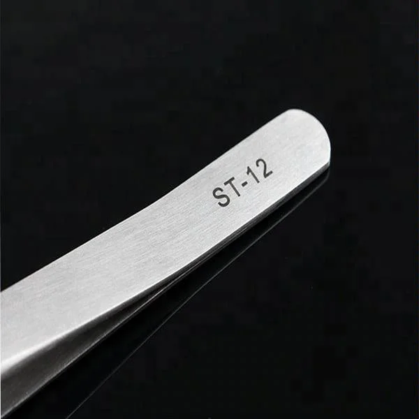 
Customized Stainless Steel Top Grade Private Label Eyelashes Extension Tweezers 