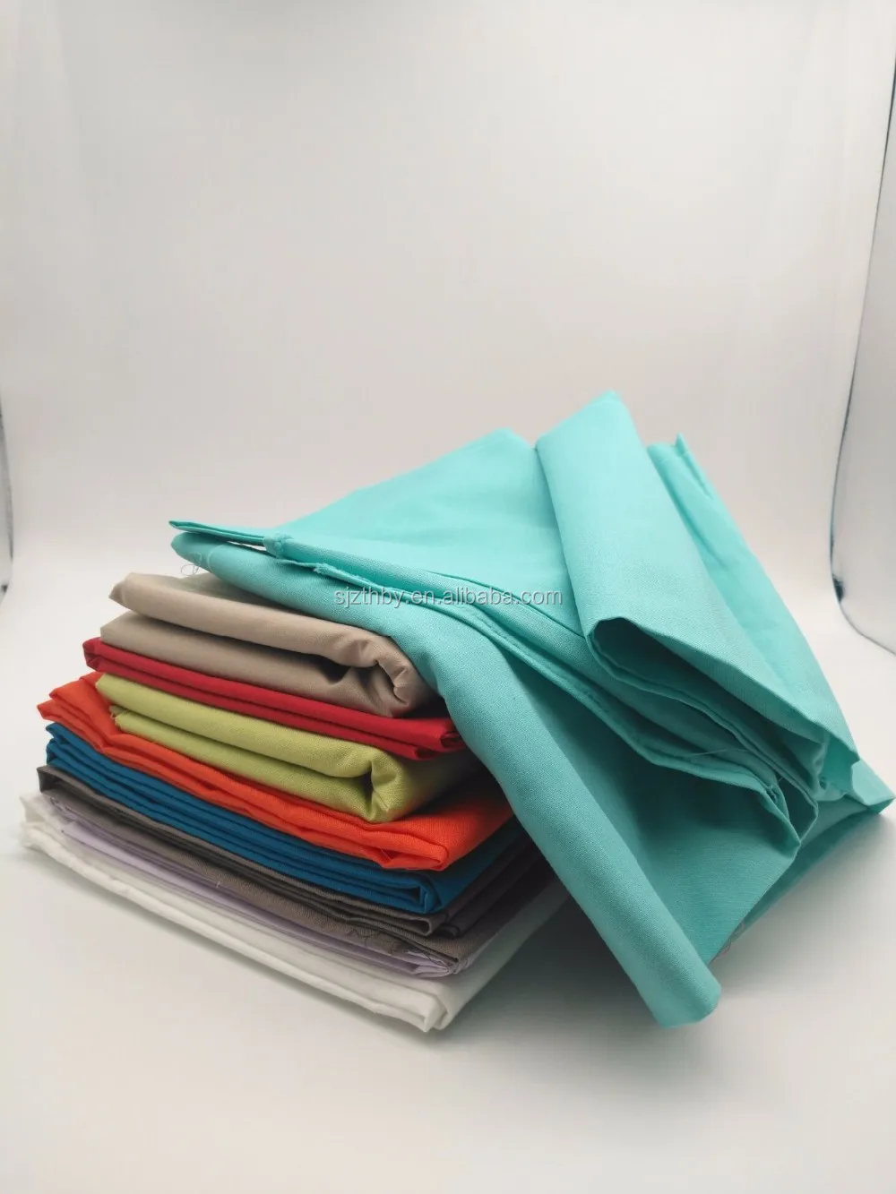 Cvc Plain Dyed Bedding Sheets Fabric Home Textile Materials Buy