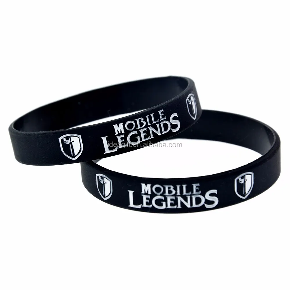 50 Buah Deboss Dan Diisi Warna Gelang Silikon Mobile Legends Warna Untuk Gamer Buy Mobile Legends Silicone Wristband Debossed Silicone Bracelet Promotional Silicone Bangle Product On Alibaba Com