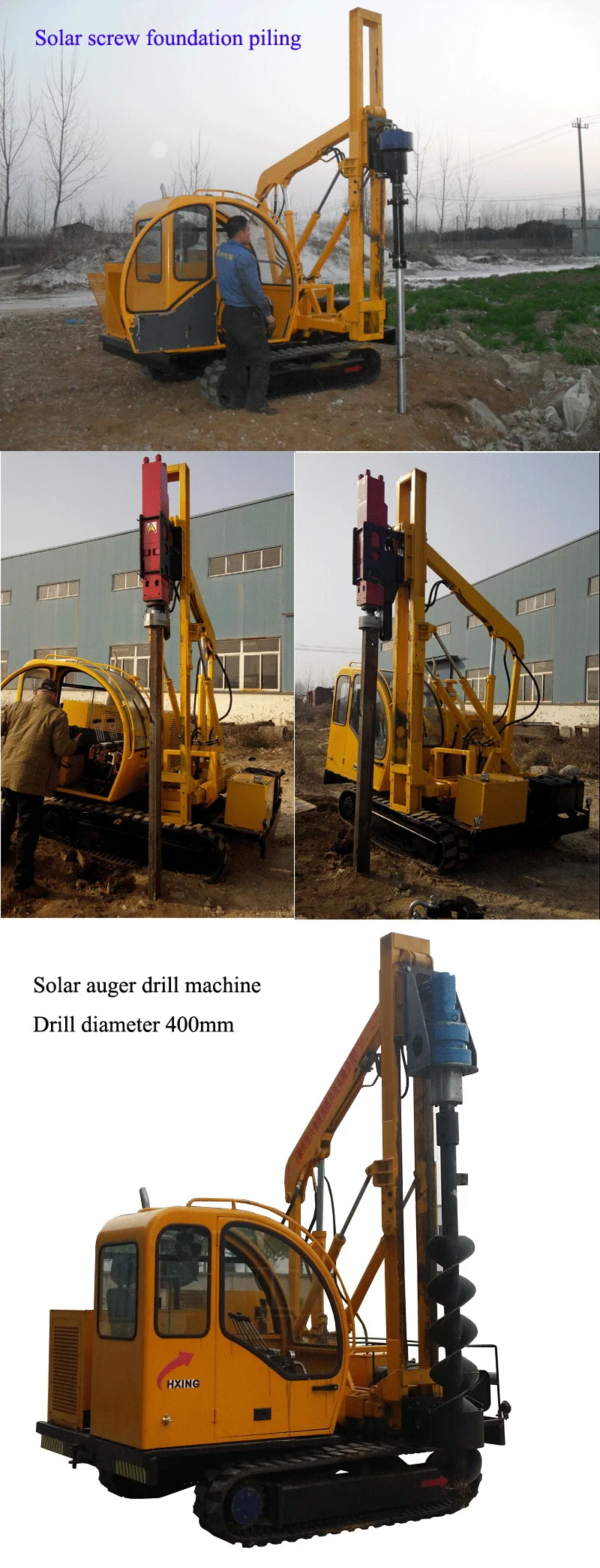 South Africa Used Hydraulic Pile Driver/pile Foundation Equipment/pile