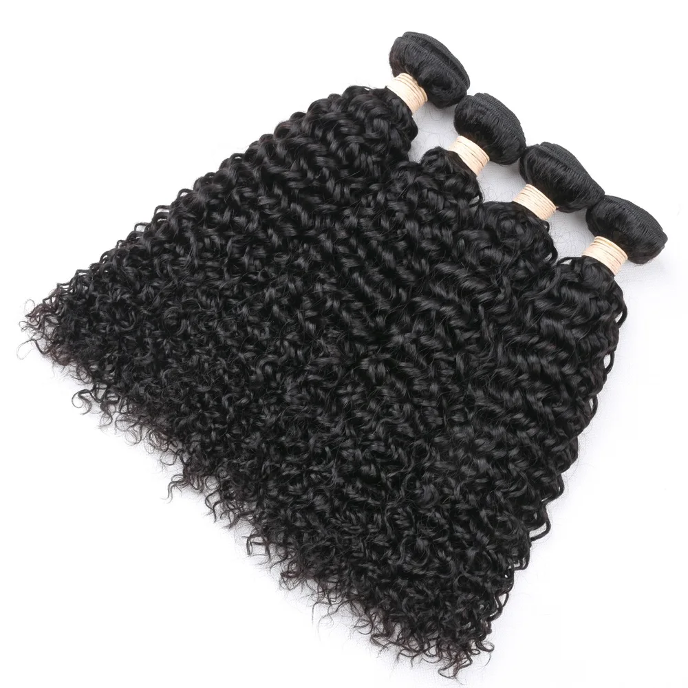 

wholesale unprocessed virgin hair bundles with closure kinky curl expression hair extension 3 bundle human hair