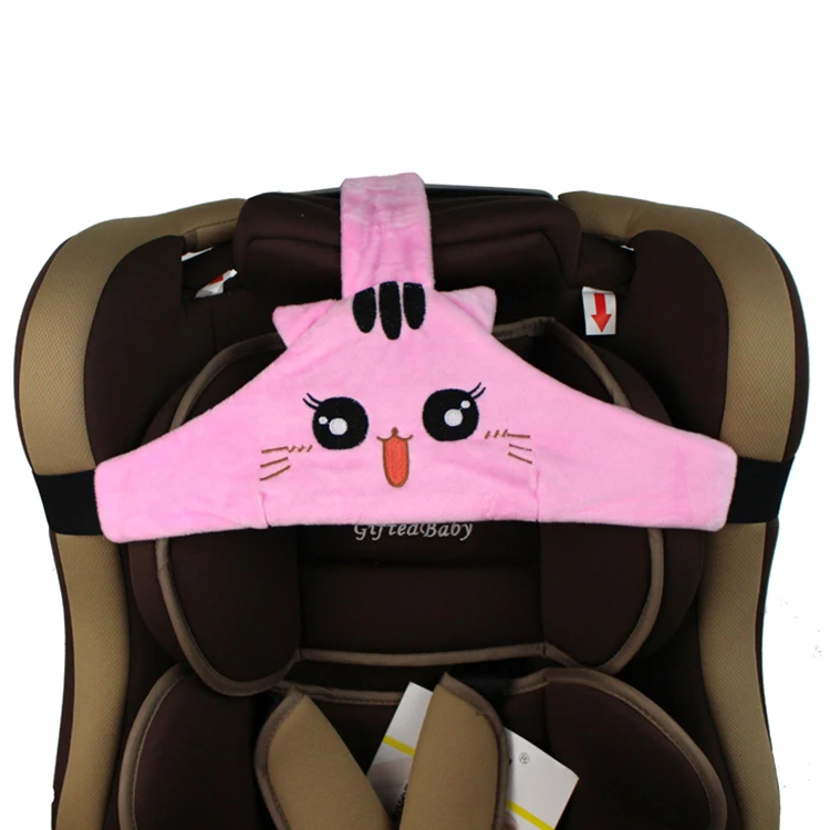 

customize triangle shape cartoon pattern designs baby head support car safety seat for car seat