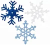 Wholesale Popular Snowflake Shaped Felt Material Christmas Tree Decoration