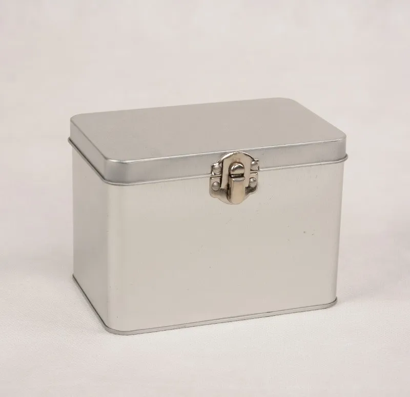 tin box with lock