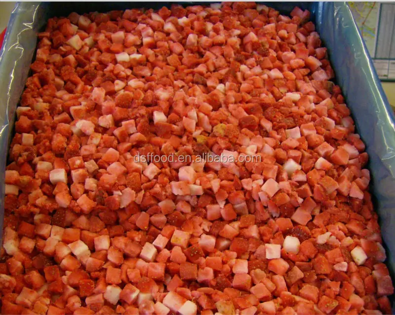 M13 IQF strawberry dice