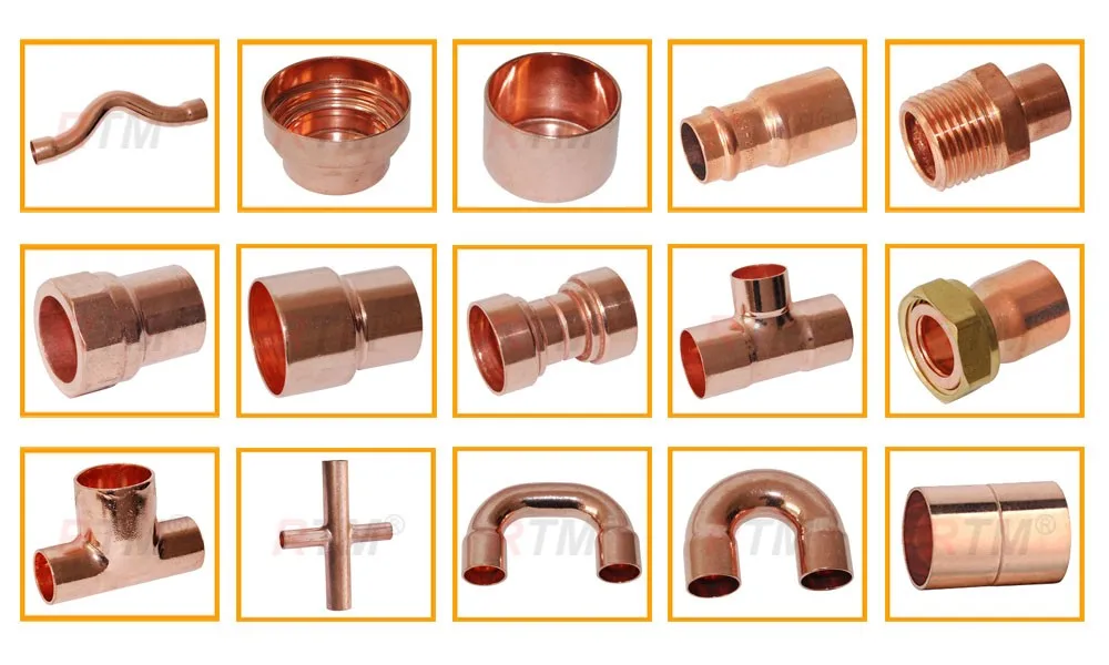 B Male Adapter Copper Fittings Copper Threaded Fittings