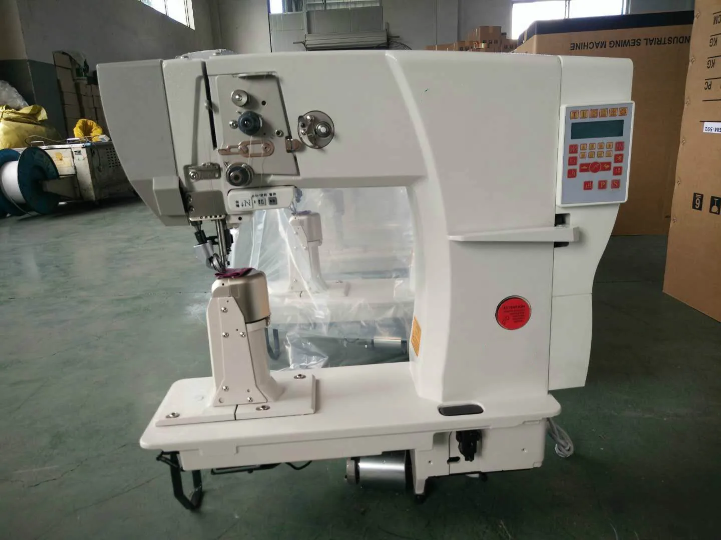 1591 Single Needle Post Bed Industrial Sewing Machine For Shoes With