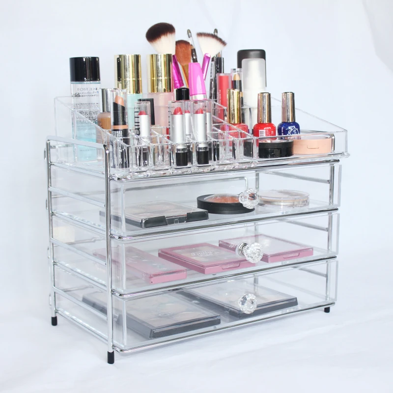 High Quality Makeup Storage Drawers Cheap Cosmetic Brush Holder