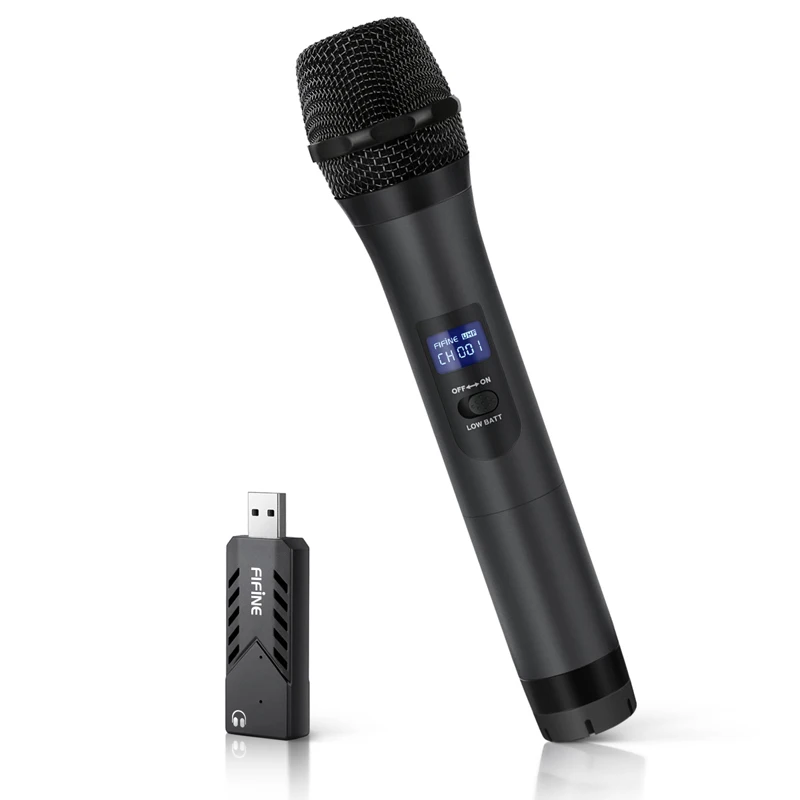 

Fifine Usb Wireless Karoke Handheld Microphone For Computer