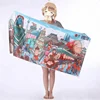 Cheap digital wholesale bulk custom printed microfiber beach towel