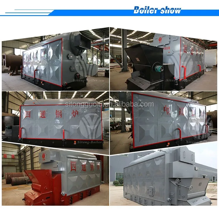 show of Chain Grate Stoker Coal fired Hot Water Boilers for School Heating