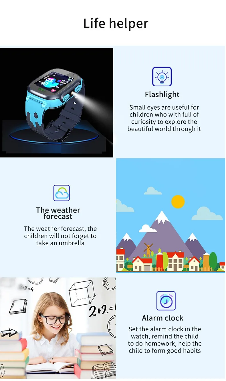 Hot Sell Good Comments GPS Kids Smart Watch Manufacturer Android Smartwatch Children Wearable Devices Factory For Dropshipping