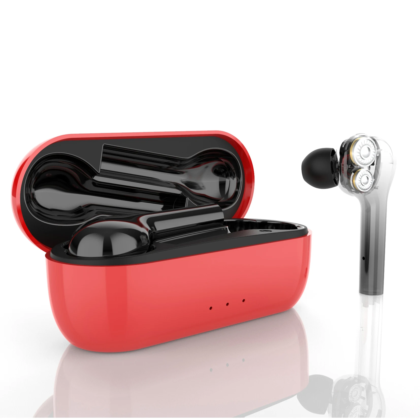 
Durable Fashion V5.0 Transparent Horn True Wireless Earphone Tws Earbuds 