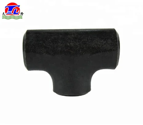 
seamless ANSI standard carbon steel 6in sch80 straight tee 