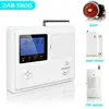 Home security 99 zone pstn gsm alarm system wireless