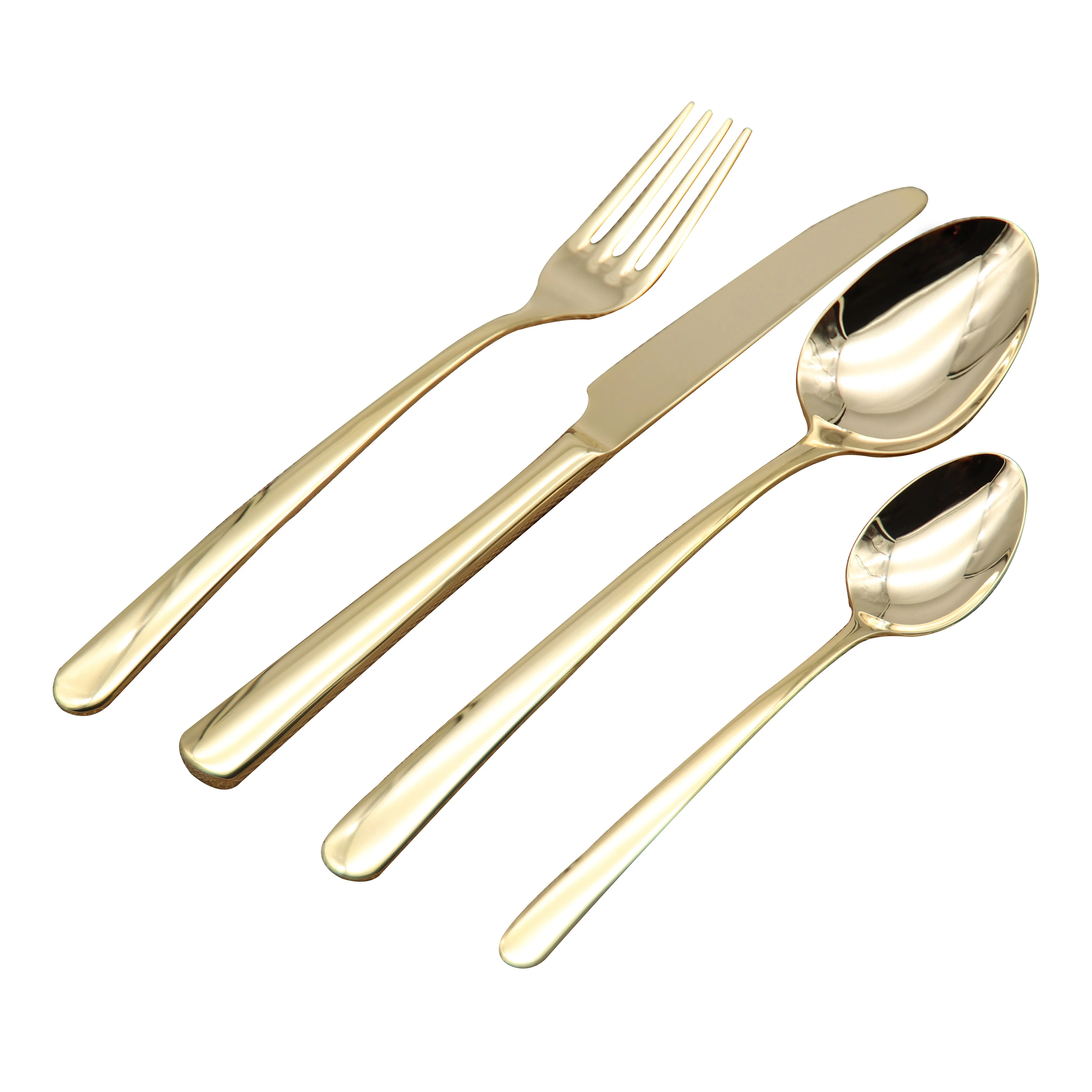 design stainless steel cutlery spoon fork knife flatware set