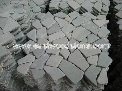 SE-1044 Green Sandstone Mosaic Tiles Ramble Mosaic Back Meshed.jpg