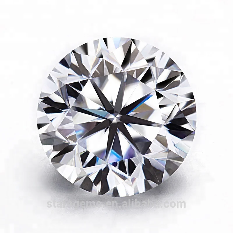 

Moissanite Loose Wholesale Price Per Carat Round Brilliant Cut D VVS White Diamond Moissanite For Ring