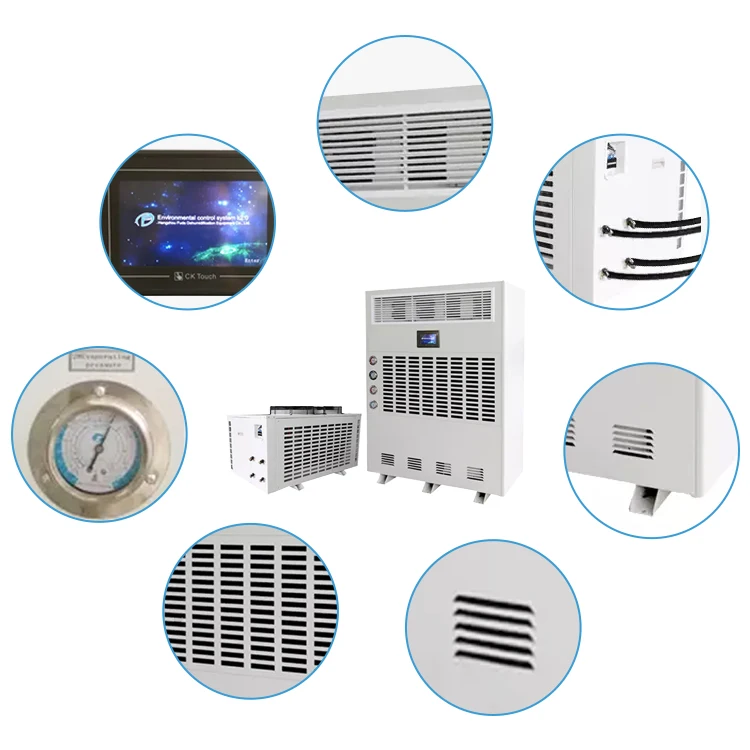 
DJFT-4881E Cooling Air Compressor Temperature Adjustable Adsorption Dehumidifier 