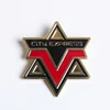 custom made hard enamel metal car badge custom enamel pin