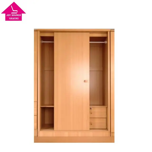 2 Door Solid Sliding Door Wardrobe With Inside 2 Drawers Buy