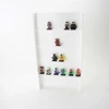 5 Layers Wall Mounted Collectable Acrylic Lego Mini Figures Display Stand