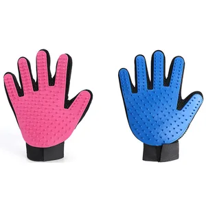 Image of Dogs and Cats Deshedding Hair Brush Glove, Pet Grooming Glove, Pet Grooming Brush Tool