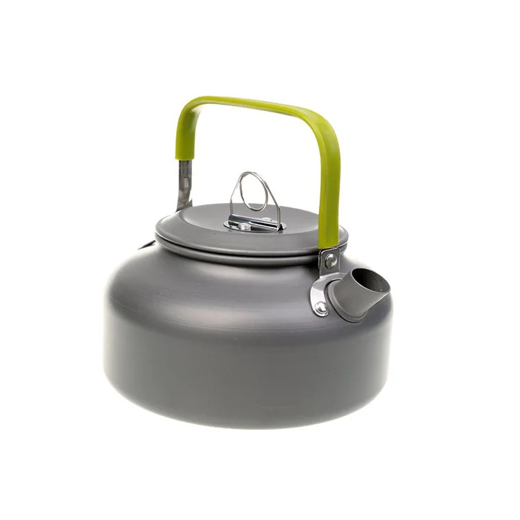

Outdoor Camping Kettle Coffee Tea Pot with Toolswith Heat Proof Handle 0.8L/1.2L