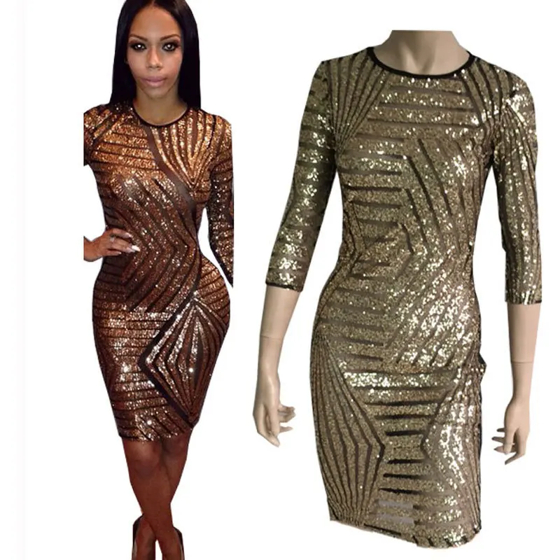 long sleeve sequin dress uk