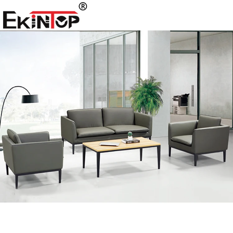Korean Style Nordic Stylish Modern New Design 6 Seater Metal Leather