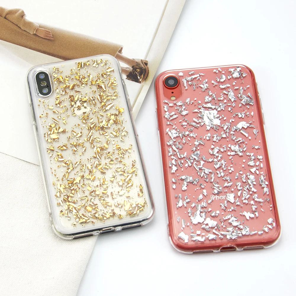 Glitter Clear Silicone Gel Sparkle Bling Rose Gold Case For Iphone 7 8 ...