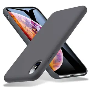 Original Silicone Skin Case Cover iPhone XR XS Max