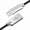 Zinc Alloy Nylon Braided Micro to USB 2.0 Fast Charging and Data Sync Cable for Android Mobile Phone
