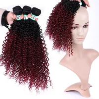 

Low Price Jerry Curly Synthetic Multiple 2 Tones Hair Extension For women