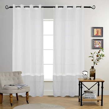 China Manufacture 100 Polyester Yarn Dyed Living Room Sheer