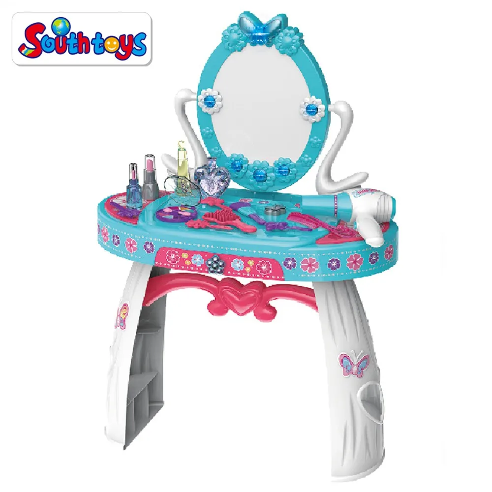 Kids Pretend Play Vanity Beauty Play Kit Castle Dressing Makeup Table