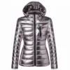 2018 Hottest Fast Selling Waterproof Soft Shell Nylon Winter SHINY Down Jacket With Hood