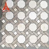 New product ceramic irregular mosaic tile white and grey marble stone mosaic tiles irregular ceramic mosaic tiles