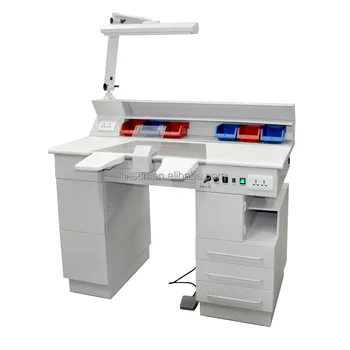 Dental Lab Bench With Dental Hangpiece Laboratory Workstation On