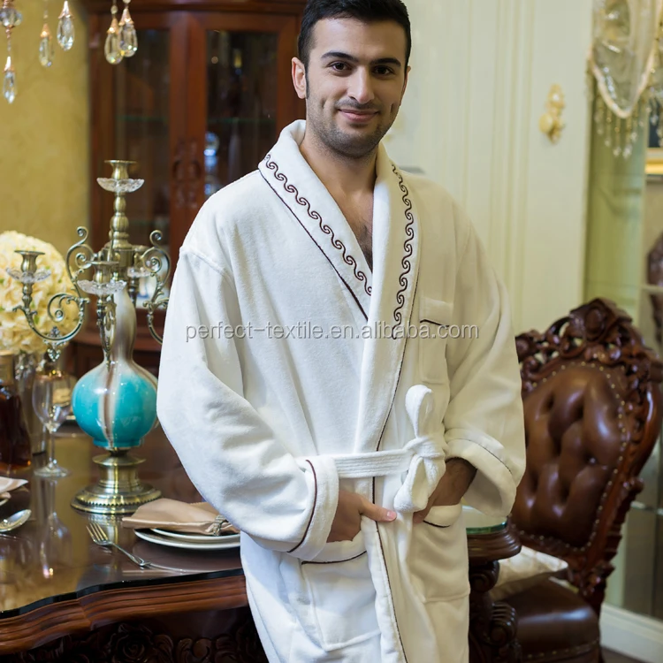 
Adult 100% Cotton Hotel Robe Bath robe Set 